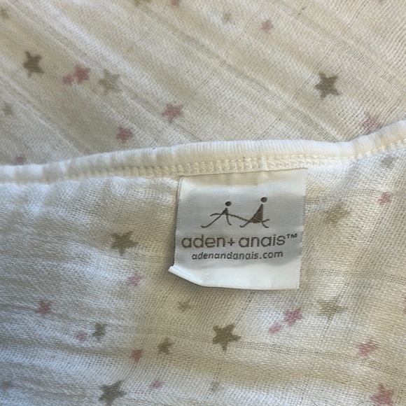 aden + anais White and Pink Star insulated Sleep Sack - Picture 2 of 4